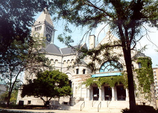 The original
 Carnegie Music Hall in Allegheny City