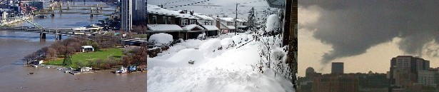 The History of Floods, Snowstorms
and Tornados in Pittsburgh