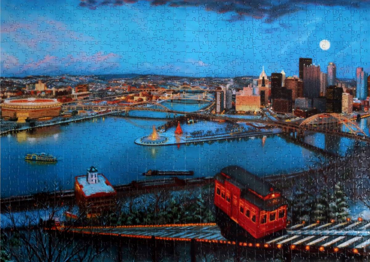 Pittsburgh PA jigsaw puzzle (circa 1998)