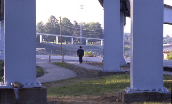 Skybus tracks in the late-1970s
before they were dismantled.