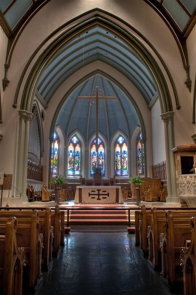 The inside of the Trinity Cathedral