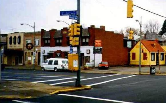 Brookline Pharmacy building in 1999.