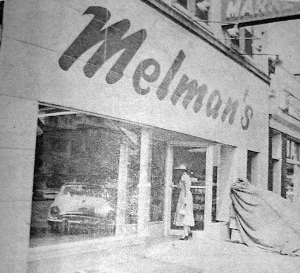 Melman's Market - 1954