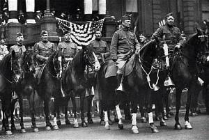 Major General Muir and Staff