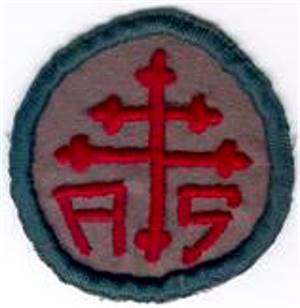 Shoulder Patch: Advanced Section [A.S.]
of the Services of Supply