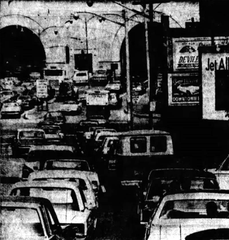 The Liberty Tunnels in 1970.