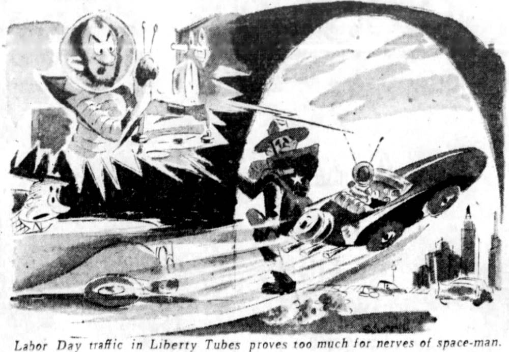Liberty Tunnels Sci-Fi - 1957.