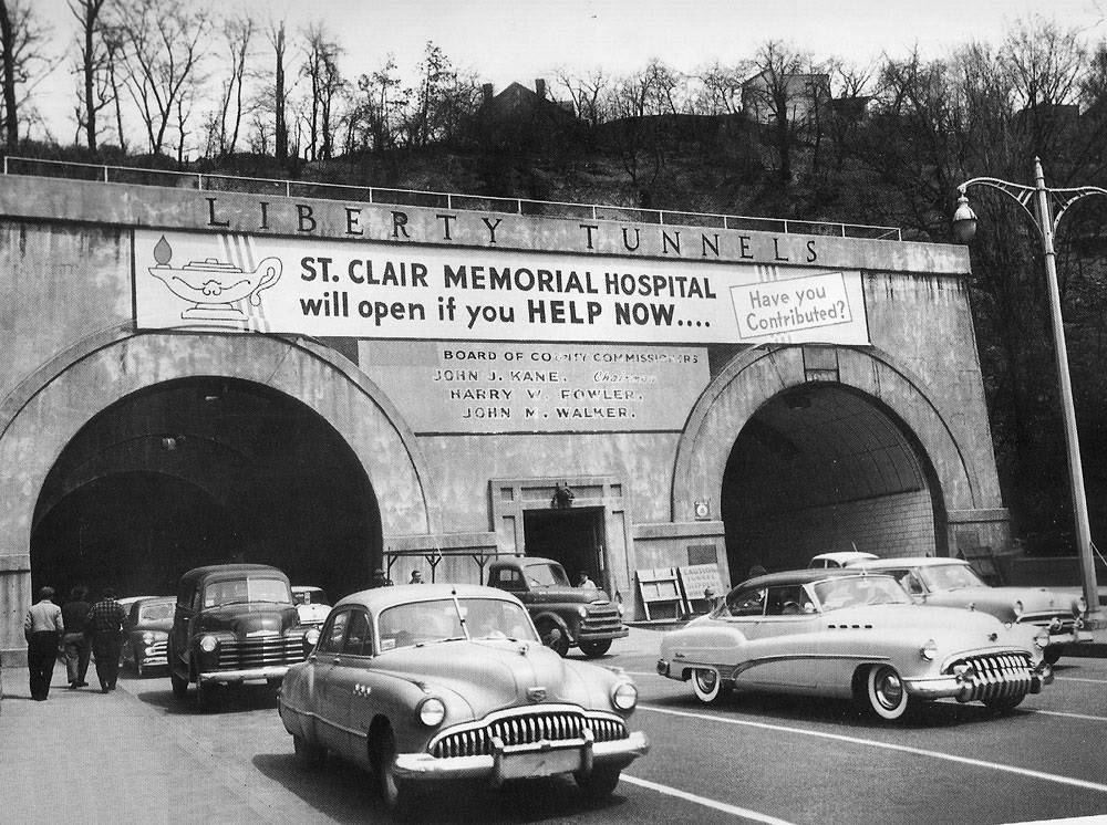 The Liberty Tunnels in 1954.