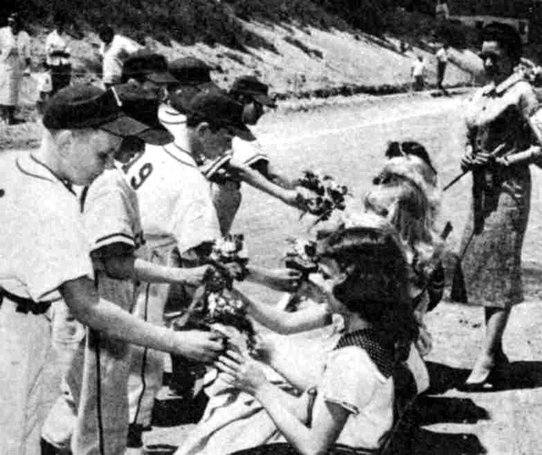 Picture of Miss Little League Finalists -1958