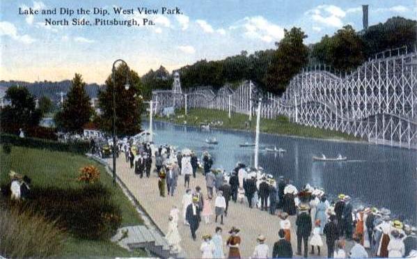 The Lake and The Dips - 1915.