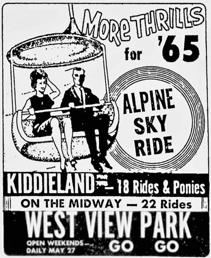 Ad for Alpine Skyride - 1965