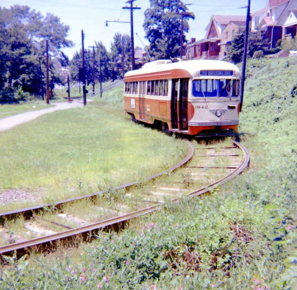 39-Brookline at the trolley loop.