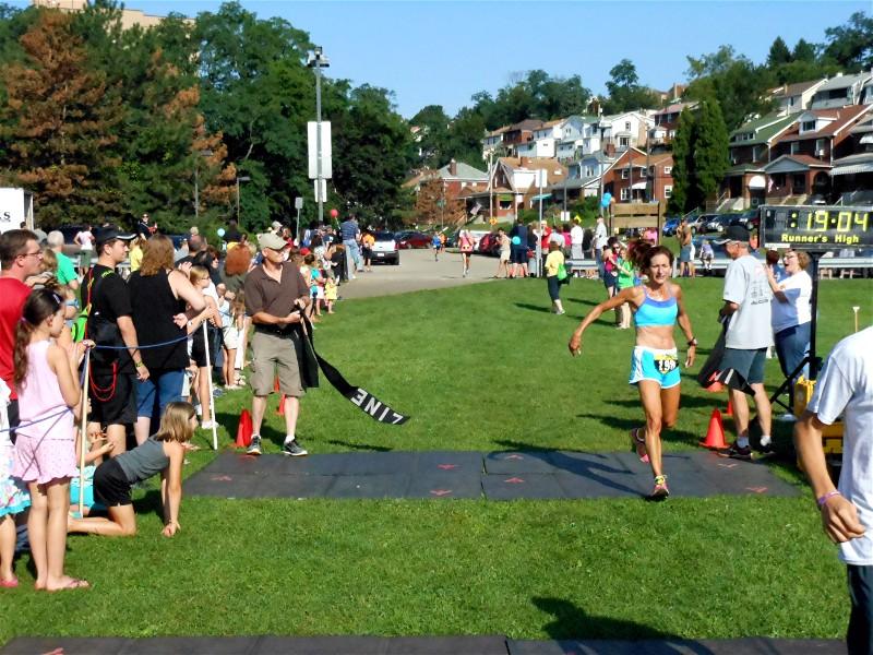 Lisa Lucas was the top female runner.