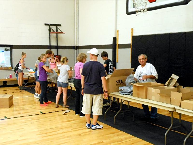 Packet stuffing on Thursday night.