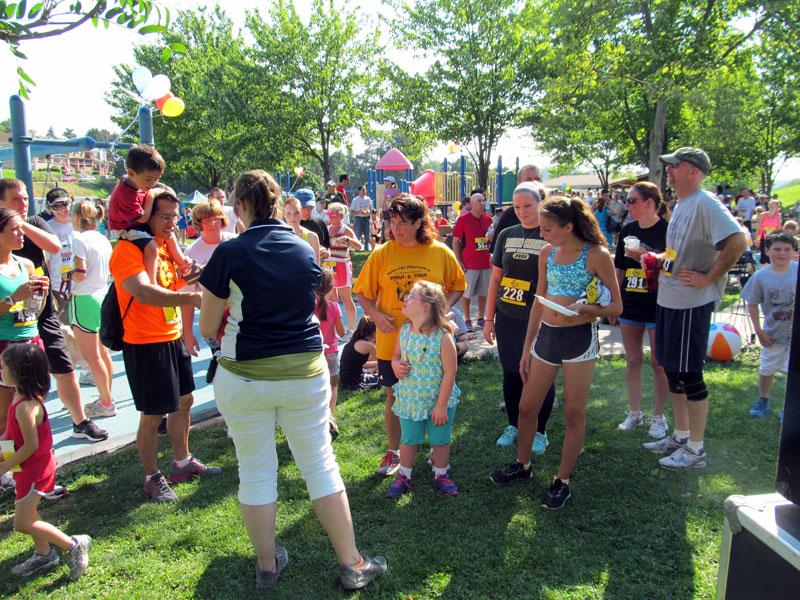 Brookline Park after the race.