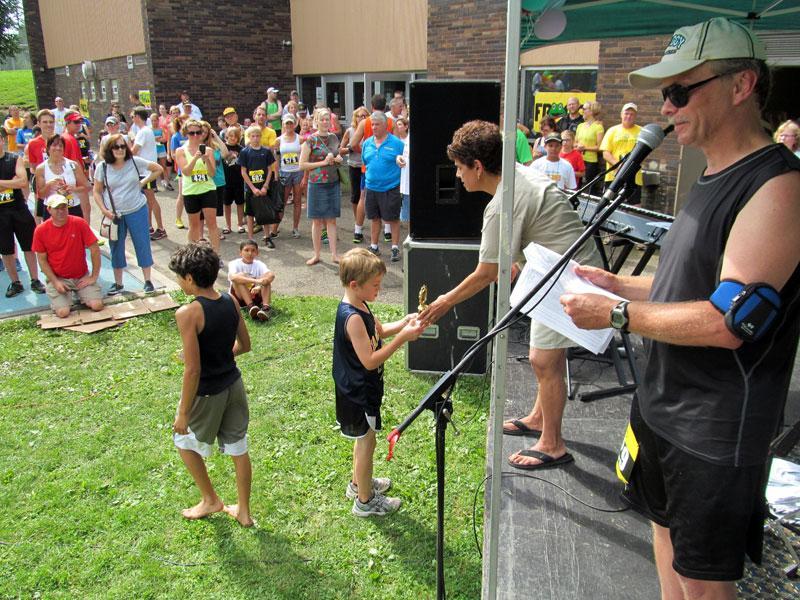 The awards presentation.