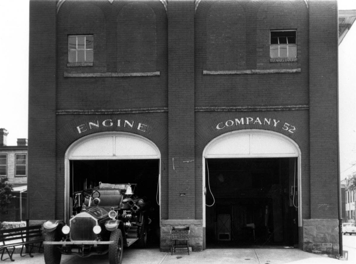 PBF Engine Houses and Firefighting Vehicles 1957