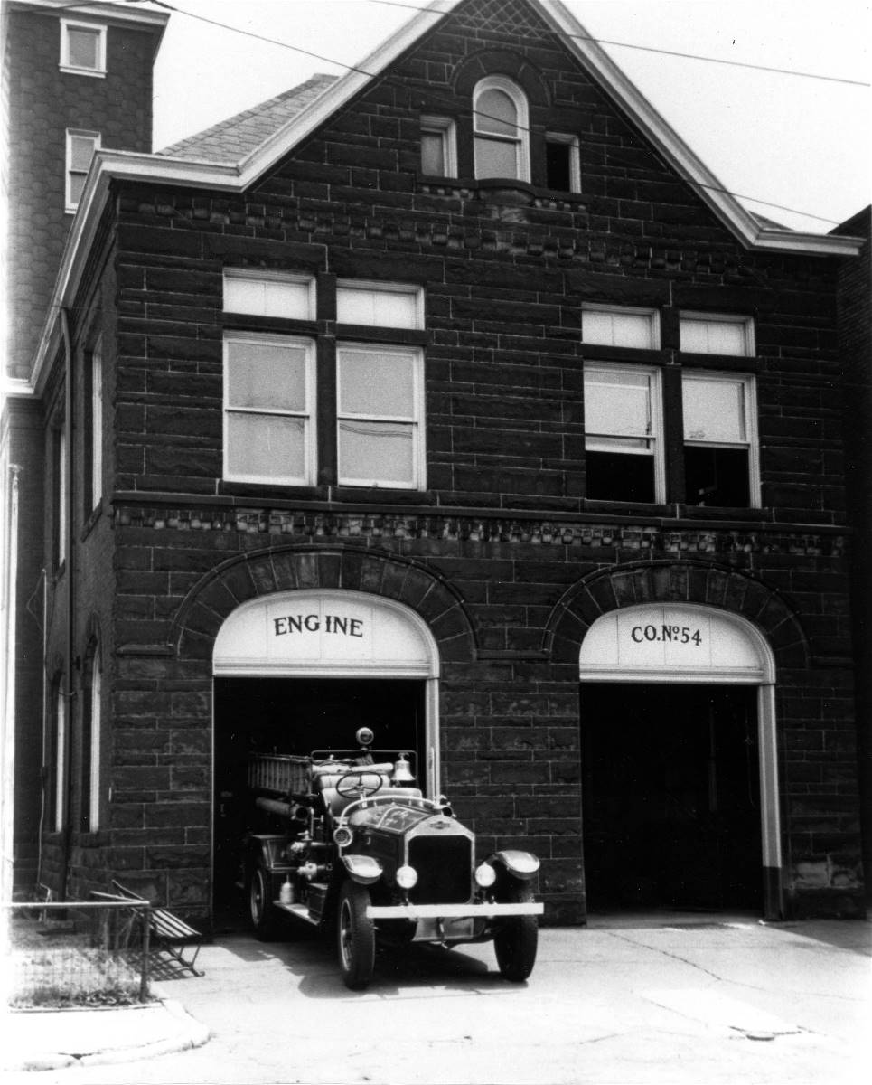 PBF Engine Houses and Firefighting Vehicles 1957