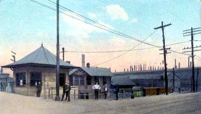 Entrance to Carnegie
 Steel Homestead Works