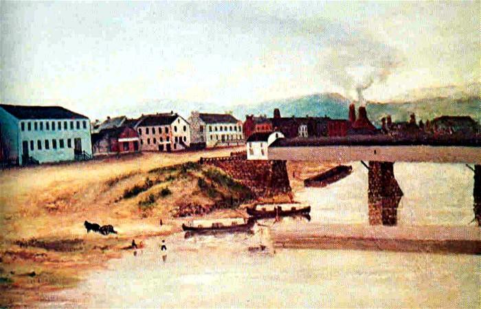 The Mononaghela Bridge.