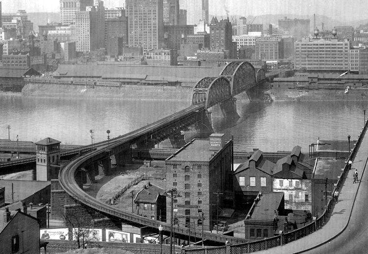 The Panhandle Bridge in 1933.