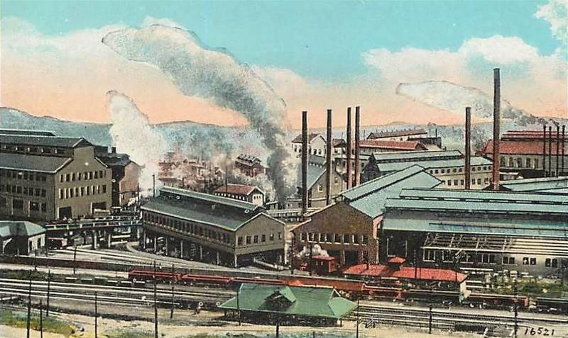 Entrance to Carnegie
 Steel Homestead Works