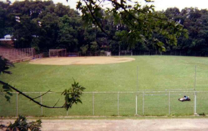 The baseball field at Moore Park - 1998.