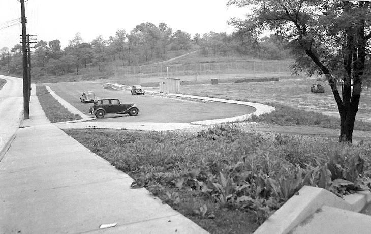 Moore Park under construction