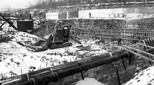 Moore Park under construction