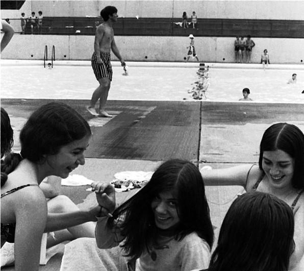 The swimming pool at Moore Park - 1969.