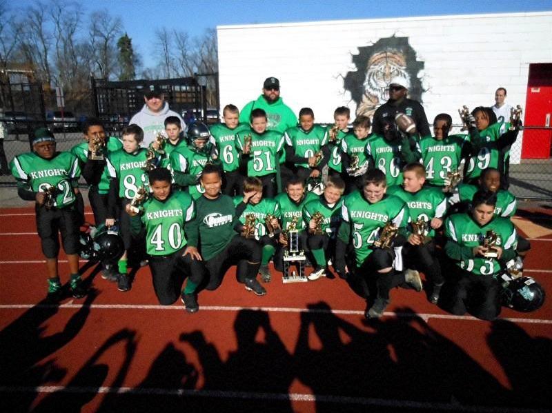 The Knights with the Runner-Up trophy.
Next year we'll be back for an upgrade!