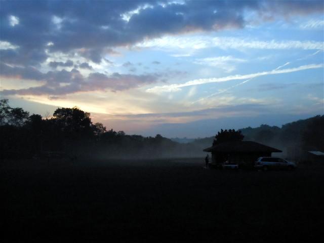 Brookline Park and Danny McGibbeny Field
just before sunrise on October 5, 2013.