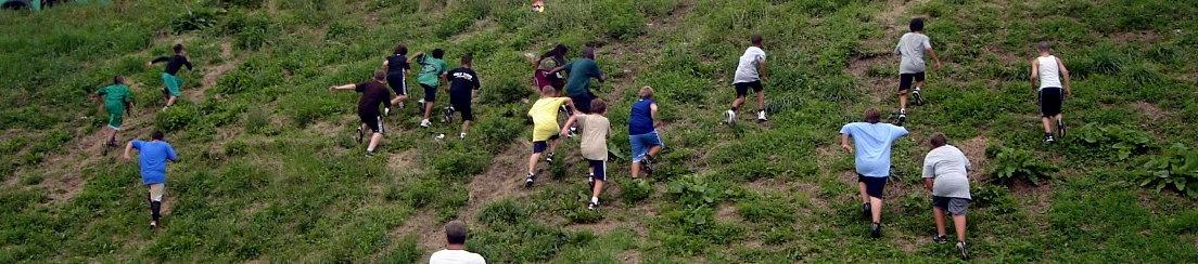 For everyone who has ever 'Ran the Hill'
we offer this pre-season view. By the
end of the year the hill will be bare.
Its what we'd call a Knight Tradition.