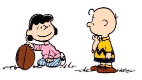 C'mon Chuck. Kick it through the uprights.