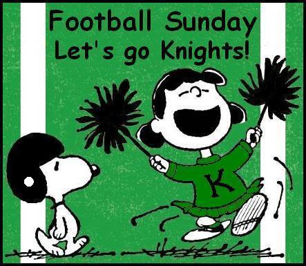 Football Sunday - Let's Go Knights!