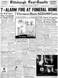 Pittsburgh Post-Gazette article - 9/4/52.