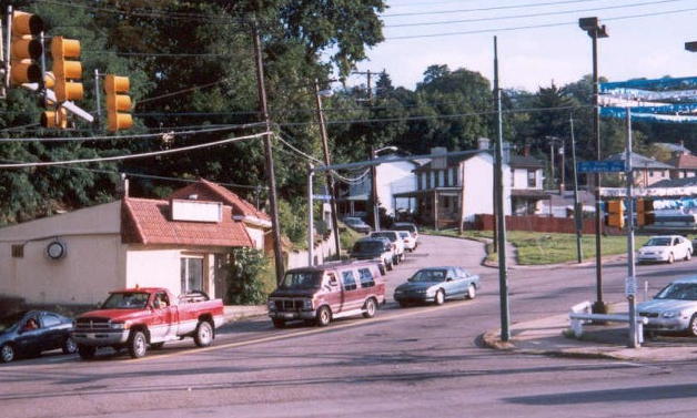 Brookline Boulevard and West
 Liberty Avenue - 2004