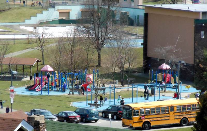 Brookline Park playground - April 2013.