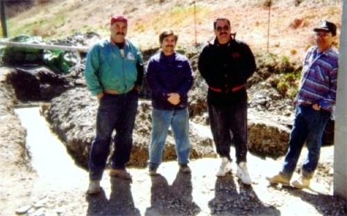 Tony and his helpers.