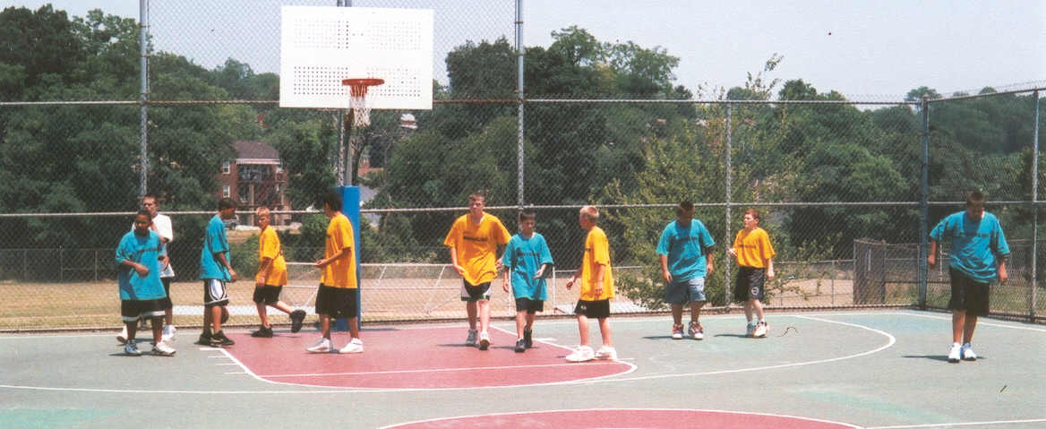 The Brookline Summer Basketball
Leagues began in June 2002.