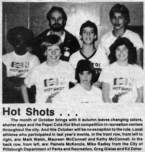 Brookline Recreation
 Hot Shot Contenders for 1982 season