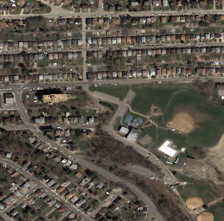 Brookline Park Satellite Image