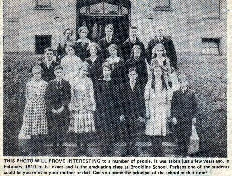 Brookline Elementary School Class of 1919