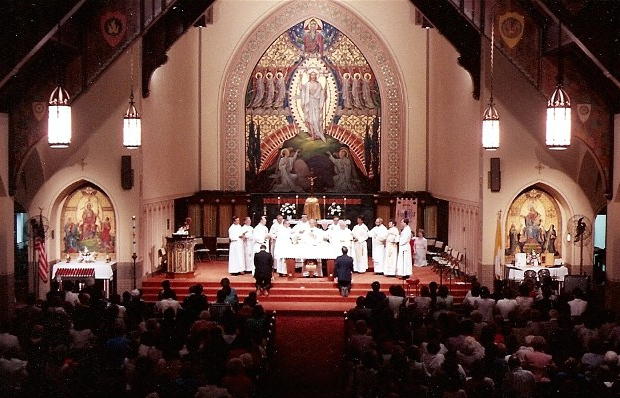 The 75th Anniversary Mass
celebrated on May 20, 1984.