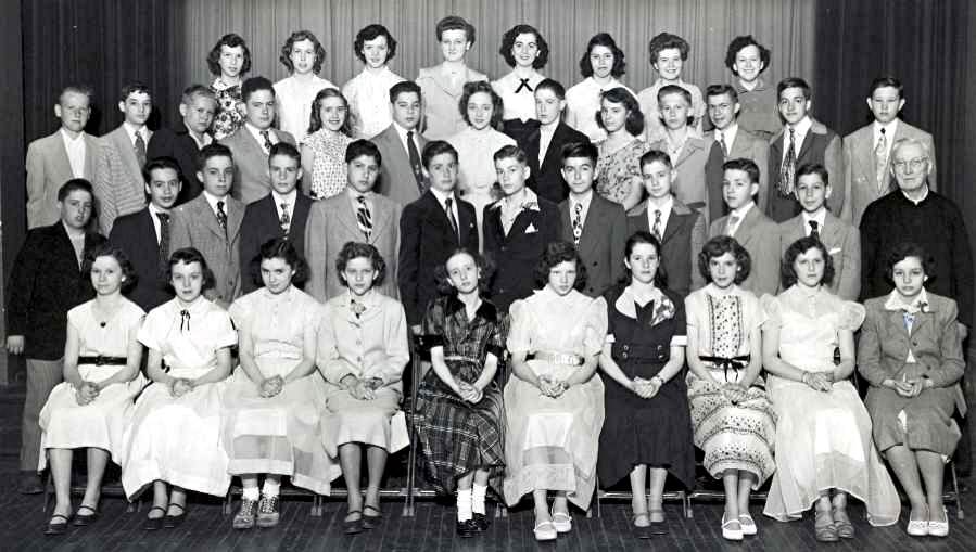 Resurrection Elementary School - 8th Grade Class - 1952.