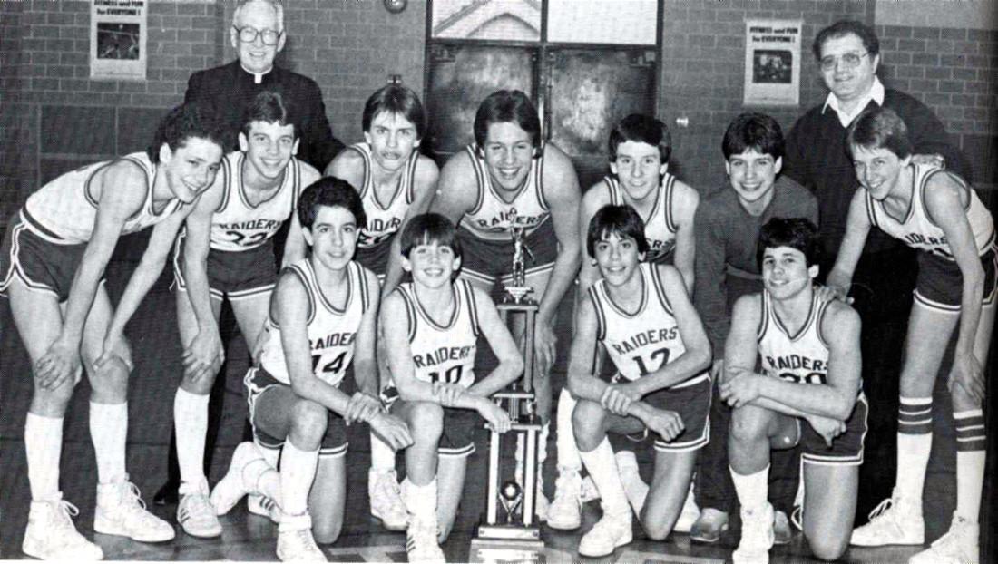 Resurrection Raiders Varsity Basketball Team - 1984