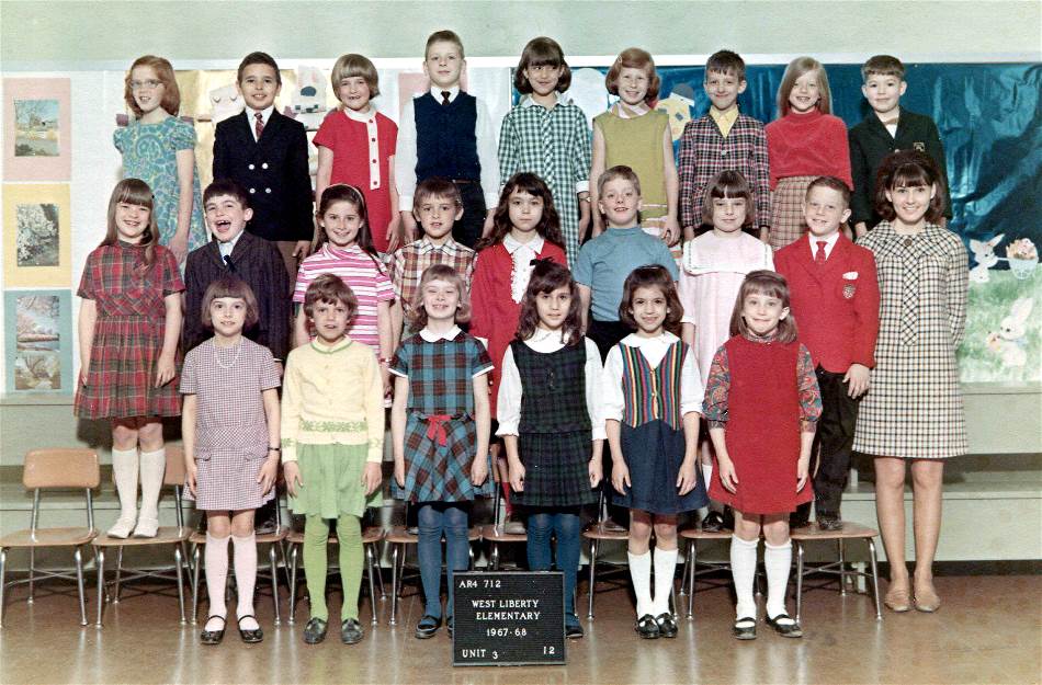 West Liberty School 2nd Grade Class 1967/68