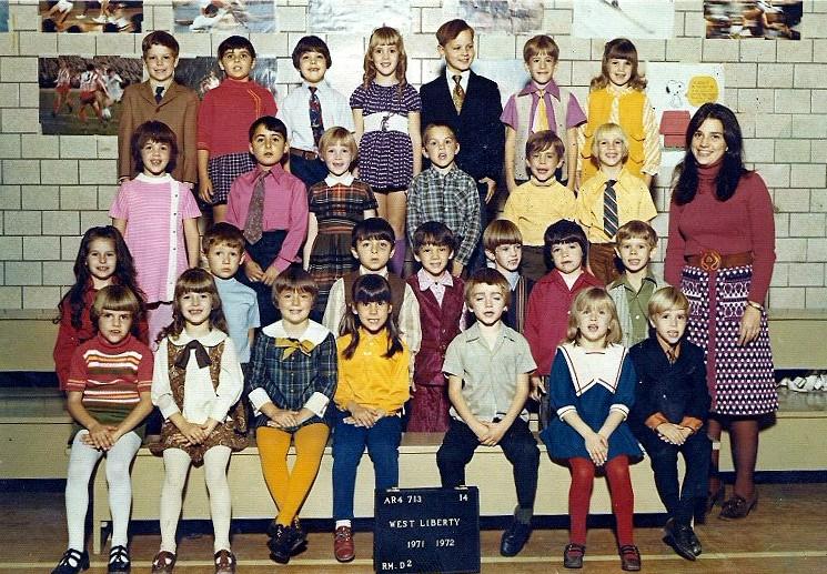 West Liberty School 2nd Grade Class 1971 72