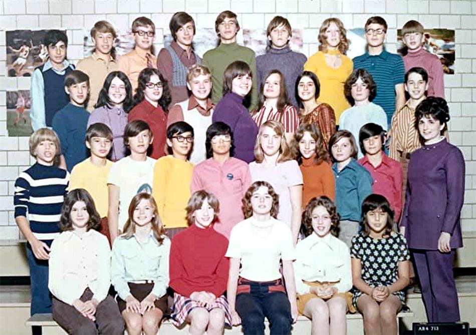 West Liberty School 8th Grade Class 1971 72